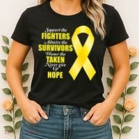 Support Childhood Cancer Awareness Quote Women's T-Shirt thumb 2