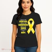 Support Childhood Cancer Awareness Quote Women's T-Shirt thumb 4