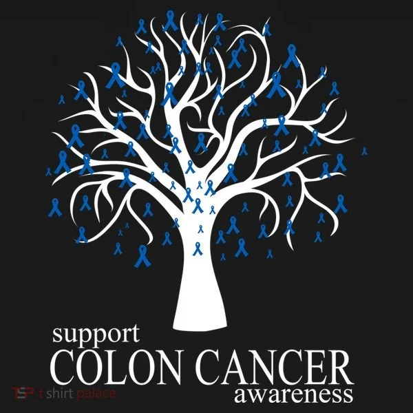 Support Colon Cancer Awareness Ribbon Tree Toddler T-Shirt