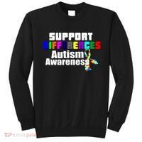 Support Differences Autism Awareness Sweatshirt thumb 0