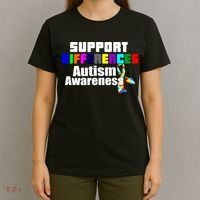 Support Differences Autism Awareness T-Shirt thumb 4