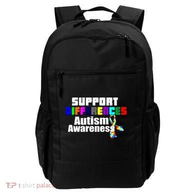 Support Differences Autism Awareness Backpack