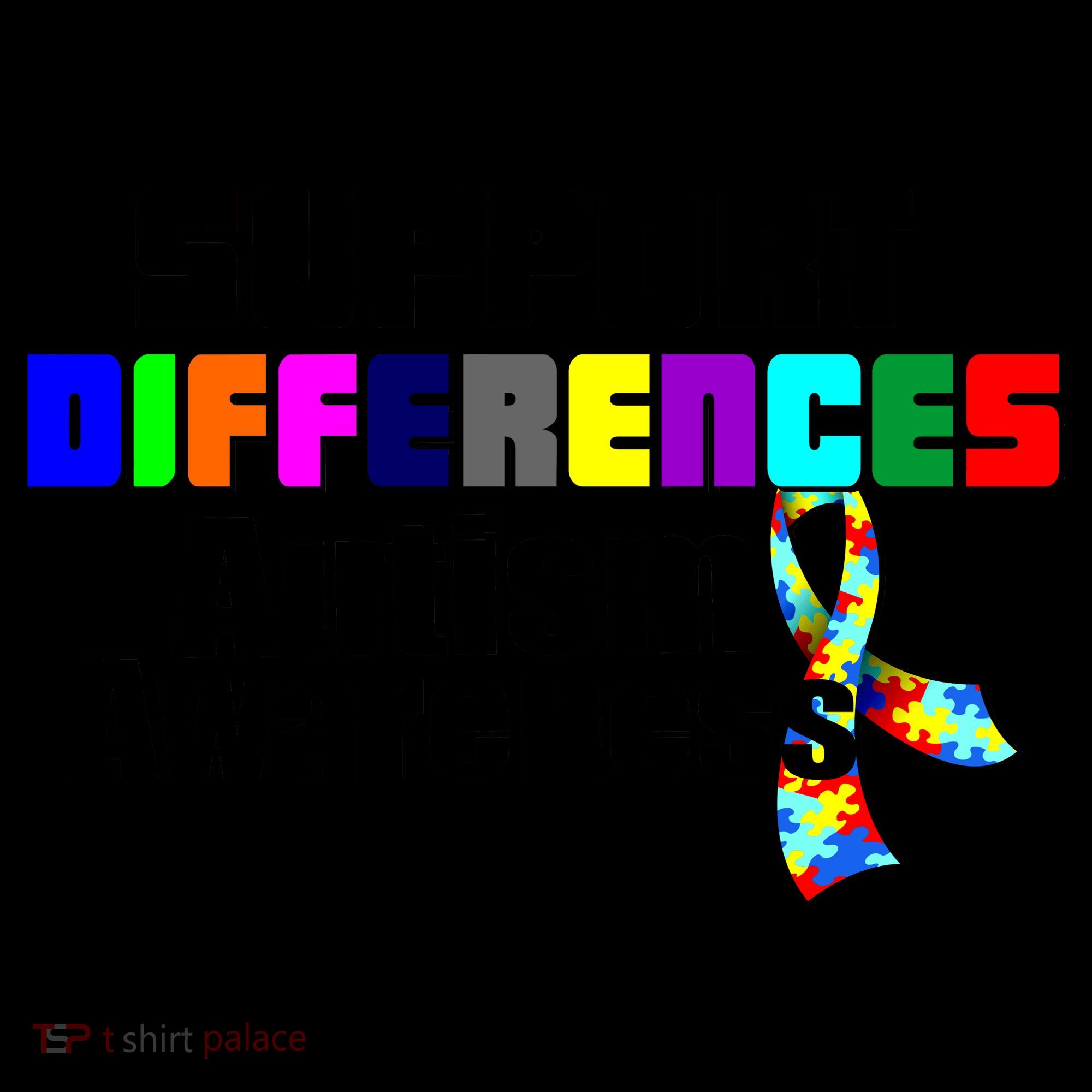Support Differences Autism Awareness Coffee Mug