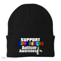 Support Differences Autism Awareness Beanie thumb 0
