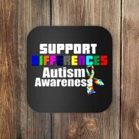 Support Differences Autism Awareness Coaster thumb 0