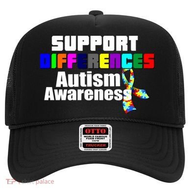 Support Differences Autism Awareness Hat