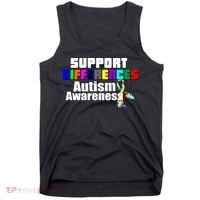 Support Differences Autism Awareness Tank Top thumb 0