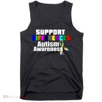 Support Differences Autism Awareness Tank Top thumb 0