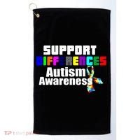 Support Differences Autism Awareness Golf Towel thumb 0