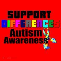 Support Differences Autism Awareness Santa Hat thumb 1