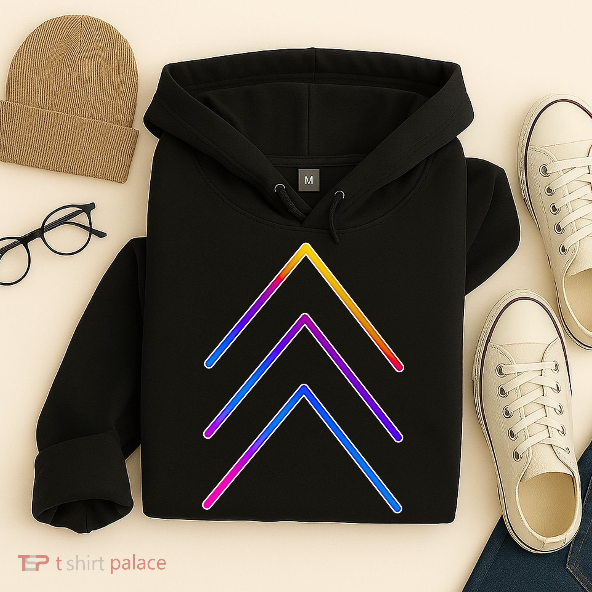 Support Down Syndrome 3 Arrows Hoodie