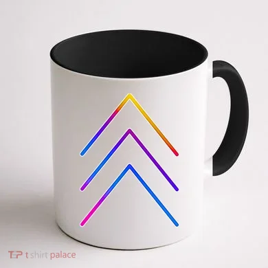 Support Down Syndrome 3 Arrows Coffee Mug back