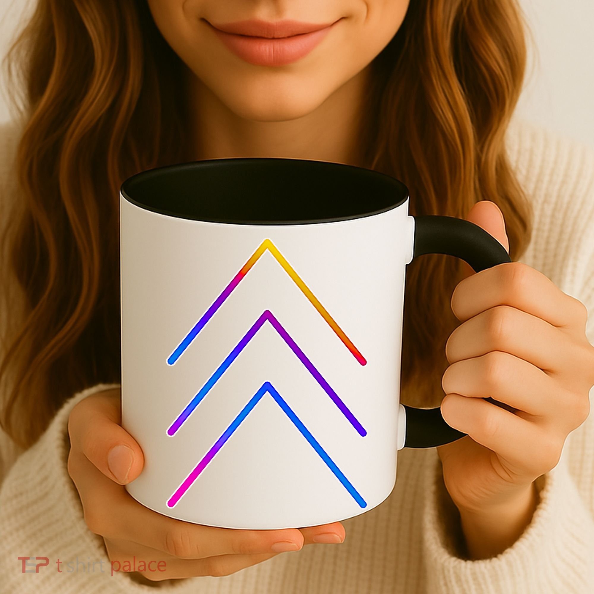 Support Down Syndrome 3 Arrows Coffee Mug