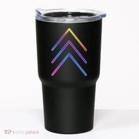 Support Down Syndrome 3 Arrows Tumbler thumb 0