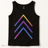 Support Down Syndrome 3 Arrows Tank Top thumb 2
