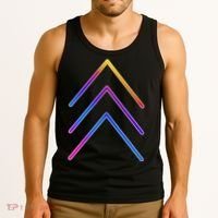 Support Down Syndrome 3 Arrows Tank Top thumb 3