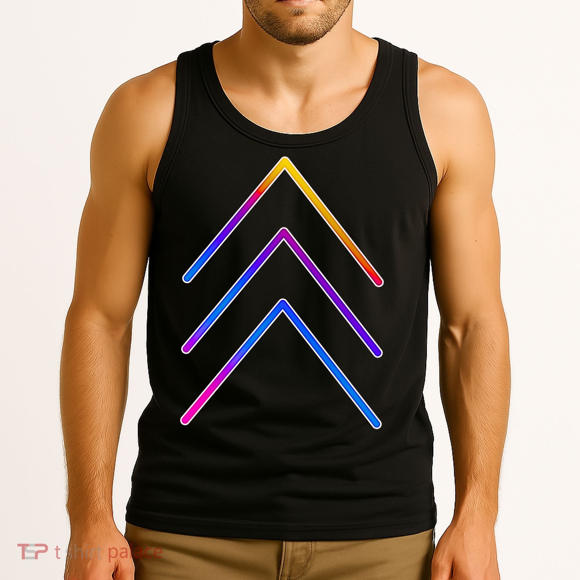 Support Down Syndrome 3 Arrows Tank Top