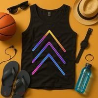 Support Down Syndrome 3 Arrows Tank Top thumb 4