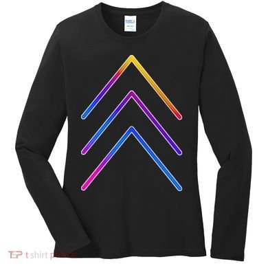 Support Down Syndrome 3 Arrows Women's Long Sleeve Shirt