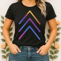 Support Down Syndrome 3 Arrows Women's T-Shirt thumb 2