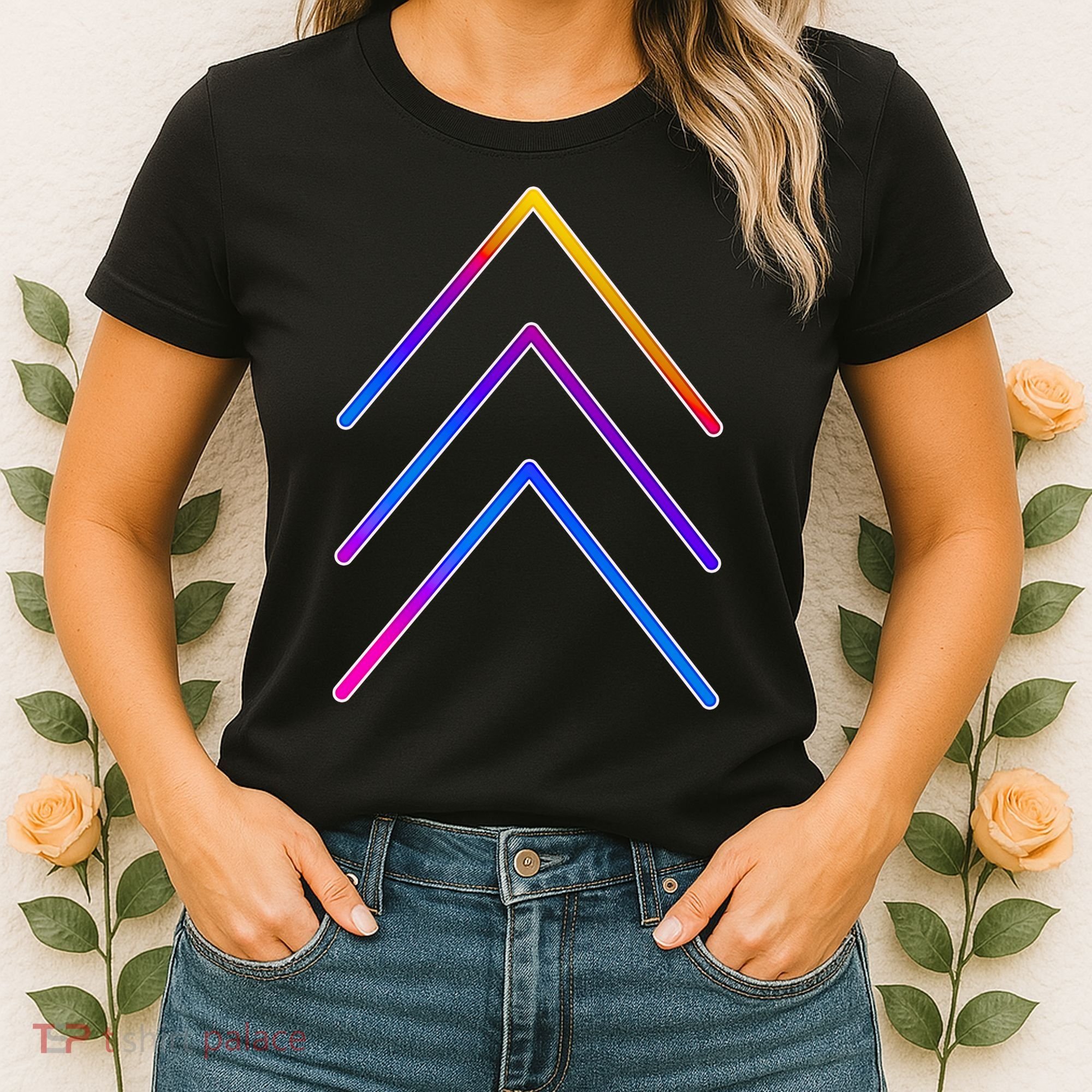Support Down Syndrome 3 Arrows Women's T-Shirt