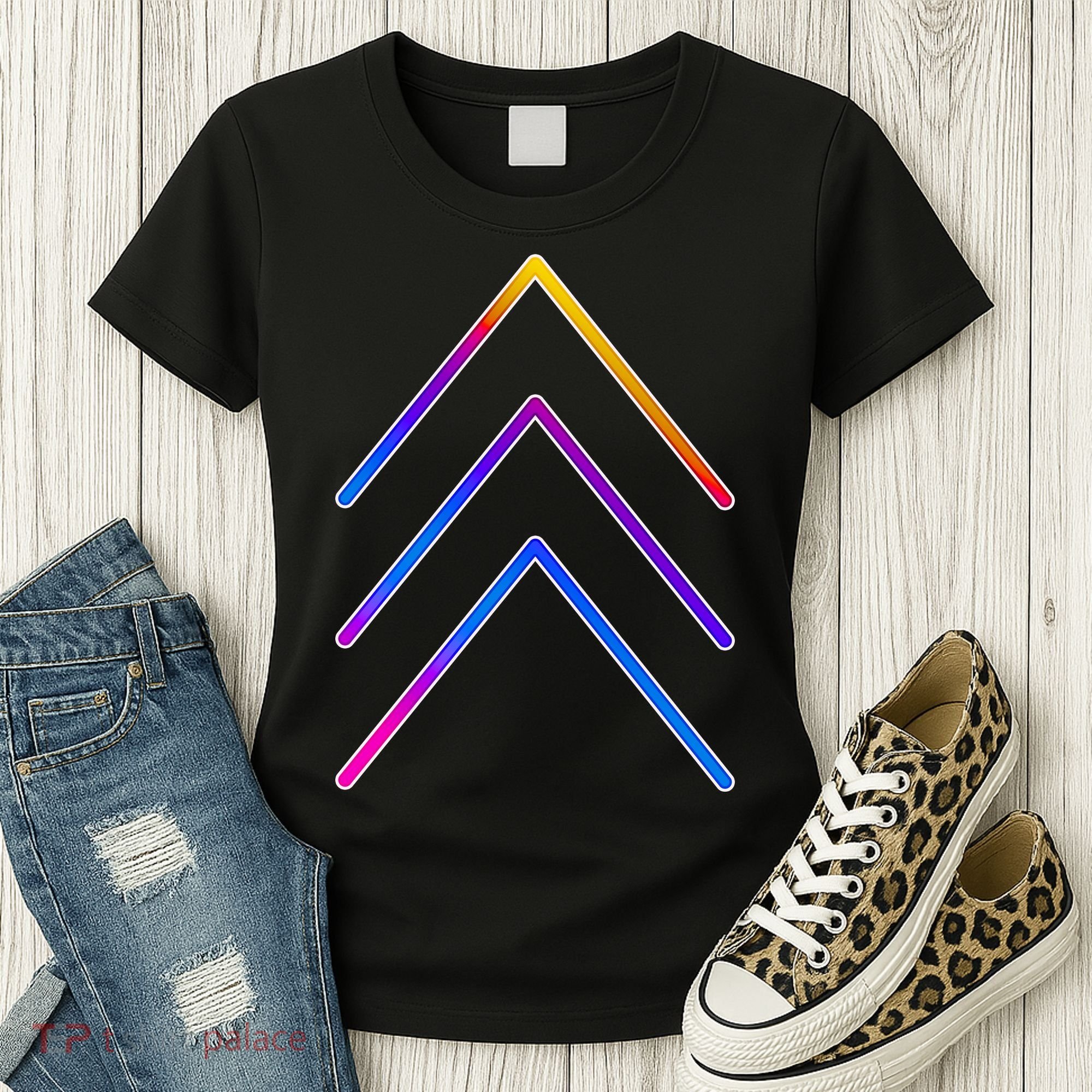 Support Down Syndrome 3 Arrows Women's T-Shirt
