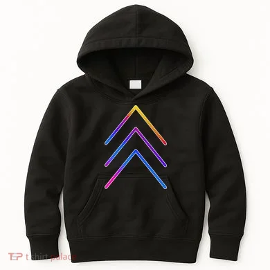 Support Down Syndrome 3 Arrows Kids Hoodie