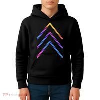 Support Down Syndrome 3 Arrows Kids Hoodie thumb 4