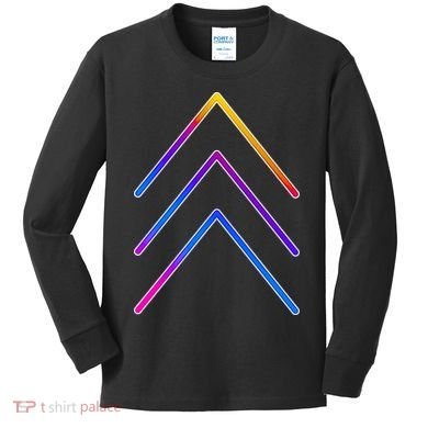Support Down Syndrome 3 Arrows Kids Long Sleeve Shirt