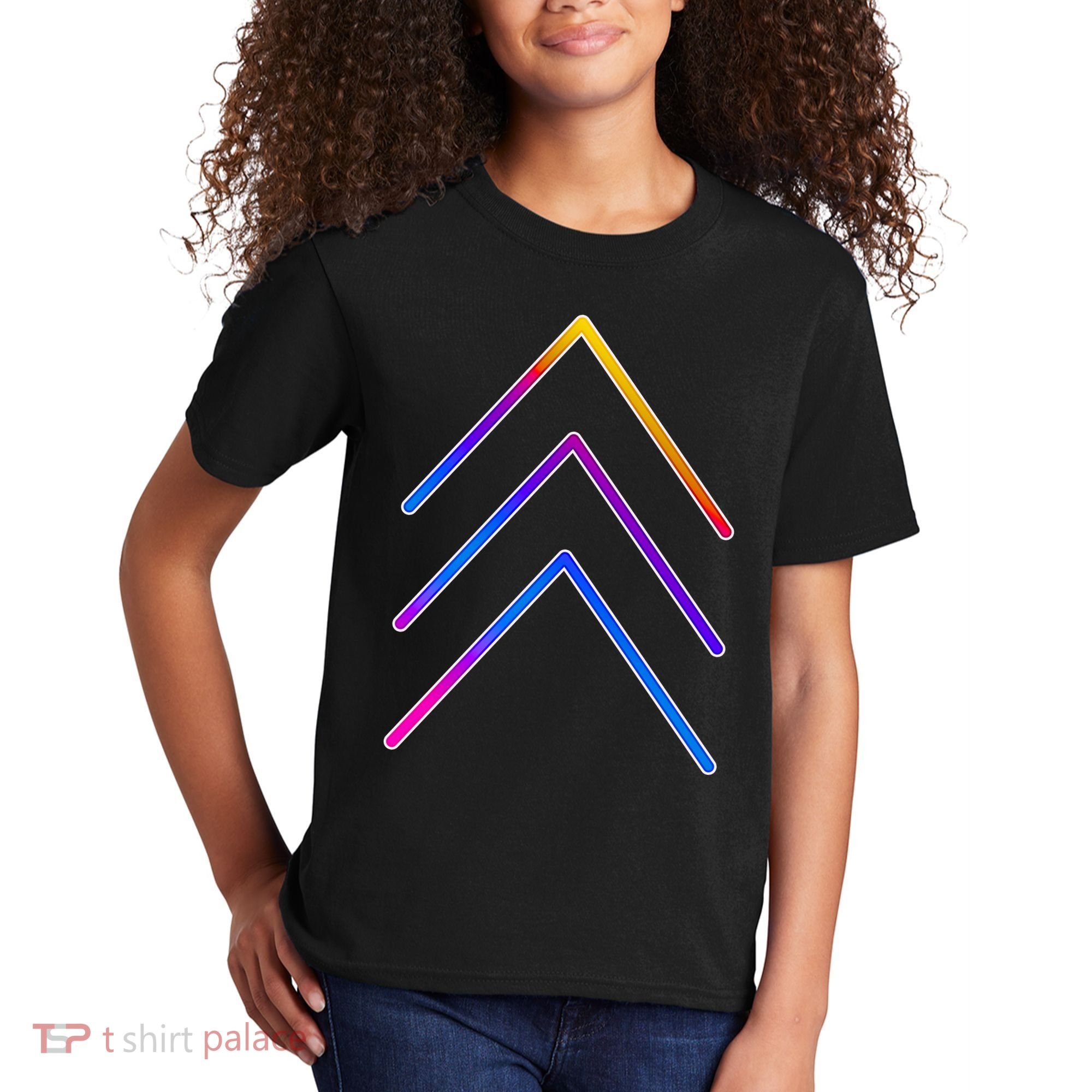 Support Down Syndrome 3 Arrows Kids T-Shirt