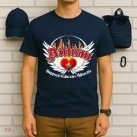 Support Educate Advocate - Autism Flames T-Shirt thumb 6