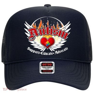 Support Educate Advocate - Autism Flames Hat