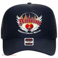 Support Educate Advocate - Autism Flames Hat thumb 0