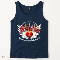 Support Educate Advocate - Autism Flames Tank Top thumb 2