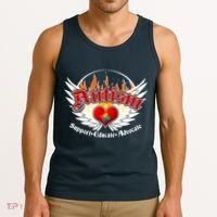 Support Educate Advocate - Autism Flames Tank Top thumb 3