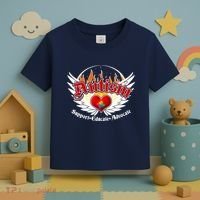 Support Educate Advocate - Autism Flames Toddler T-Shirt thumb 3