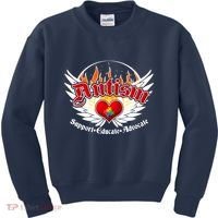 Support Educate Advocate - Autism Flames Kids Sweatshirt thumb 0