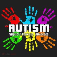 Support Educate Advocate Autism Handprint Women's Sweatshirt thumb 2