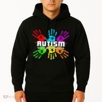 Support Educate Advocate Autism Handprint Hoodie thumb 2