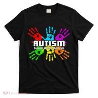 Support Educate Advocate Autism Handprint T-Shirt thumb 0