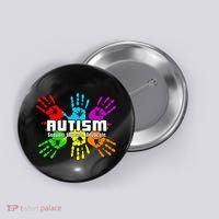 Support Educate Advocate Autism Handprint Button thumb 0