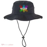 Support Educate Advocate Autism Handprint Bucket Hat thumb 0