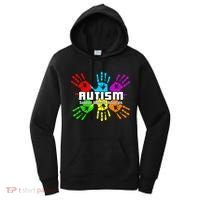 Support Educate Advocate Autism Handprint Women's Hoodie thumb 0