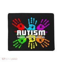 Support Educate Advocate Autism Handprint Mousepad thumb 0