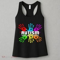 Support Educate Advocate Autism Handprint Women's Tank Top thumb 3