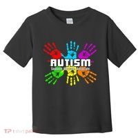 Support Educate Advocate Autism Handprint Toddler T-Shirt thumb 0
