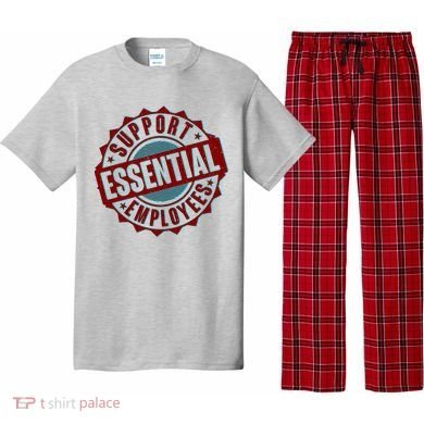 Support Essential Employees Pajama Set