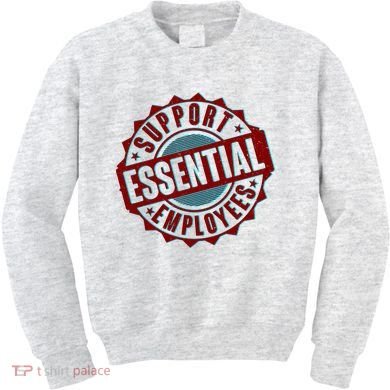 Support Essential Employees Kids Sweatshirt