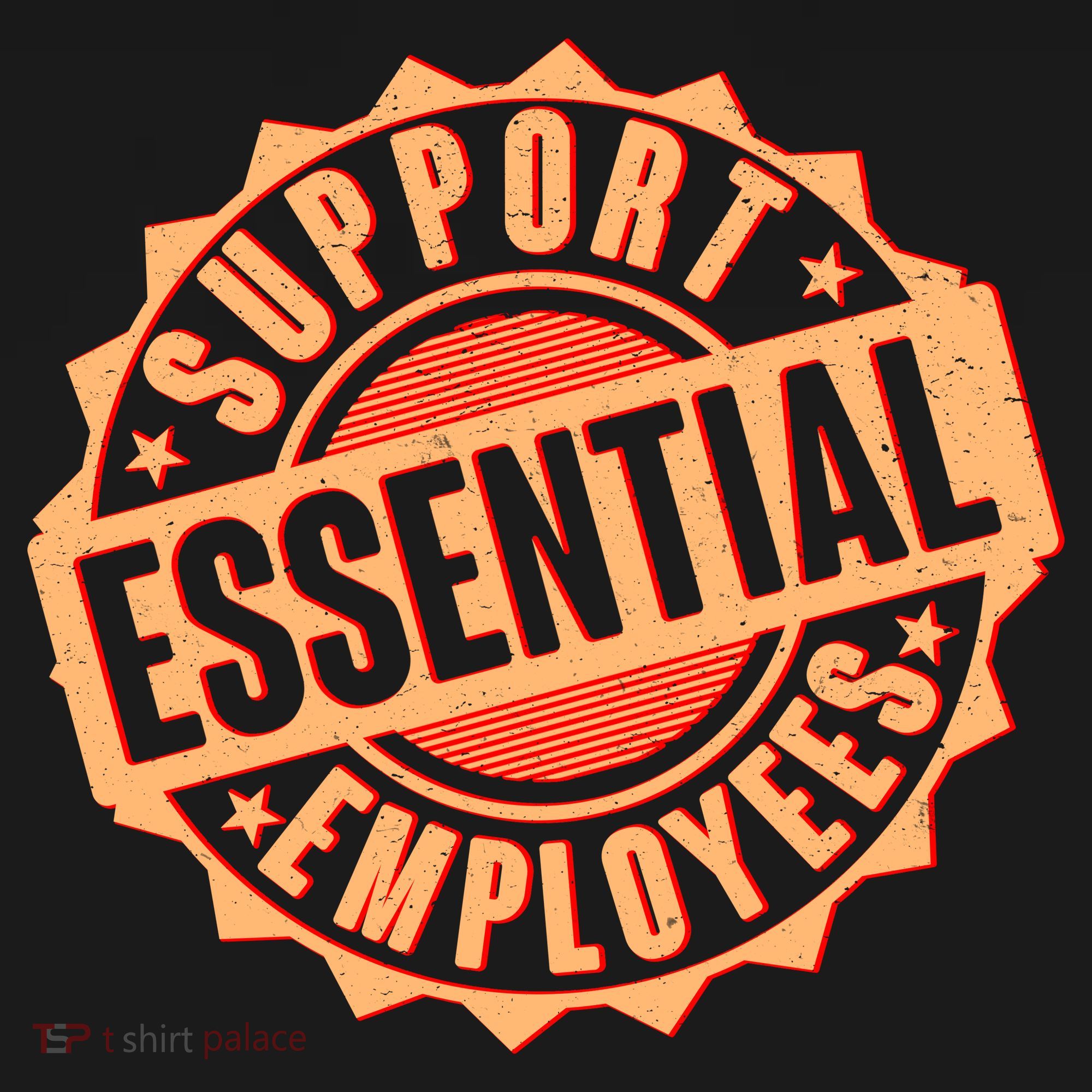 Support Essential Employees USA-Made Doggie Bandana