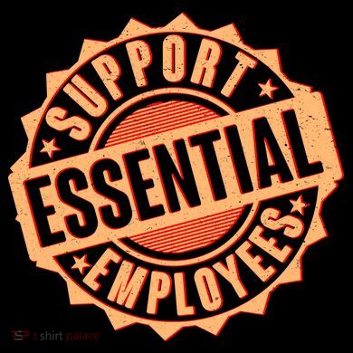 Support Essential Employees Yupoong Adult 5-Panel Trucker Hat